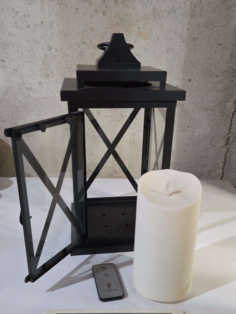 Luminata Lantern with Candle And Remote/Timer